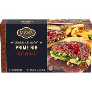 Private Selection Prime Rib Beef Patties