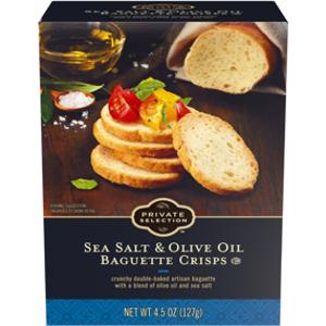Private Selection Sea Salt & Olive Oil Baguette Crisps