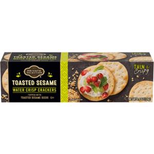 Private Selection Toasted Sesame Water Crisp Crackers