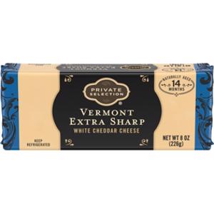 Private Selection Vermont Extra Sharp White Cheddar Cheese Bar