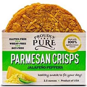 Proudly Pure Jalapeno Peppers Parmesan Crisps