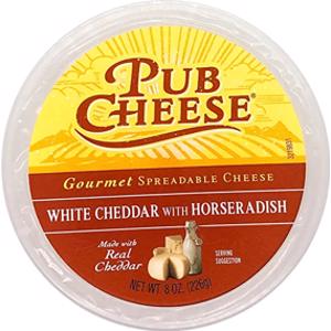 Pub Cheese White Cheddar w/ Horseradish
