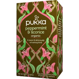 Pukka Peppermint & Licorice Herbal Tea