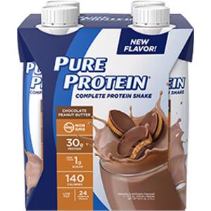 Pure Protein Chocolate Peanut Butter Protein Shake