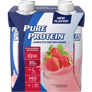 Pure Protein Strawberry Milkshake Protein Shake