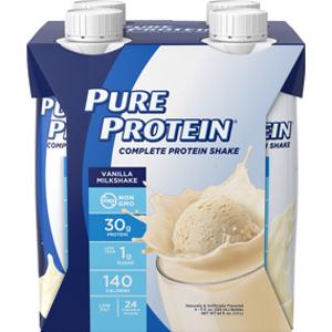 Pure Protein Vanilla Milkshake Protein Shake