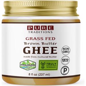 Pure Traditions Grass Fed Brown Butter Ghee