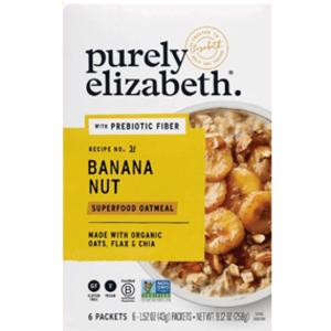 Purely Elizabeth Banana Nut Prebiotic Oatmeal Packets