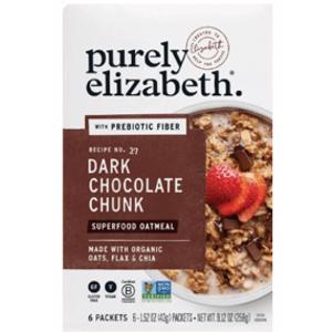 Purely Elizabeth Dark Chocolate Chunk Prebiotic Oatmeal Packets