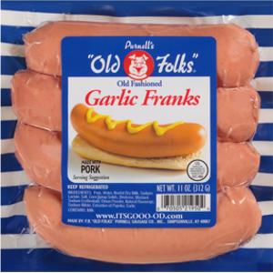 Purnell's Old Folks Garlic Franks