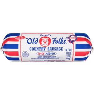 Purnell's Old Folks Spicy-Medium Country Sausage Roll