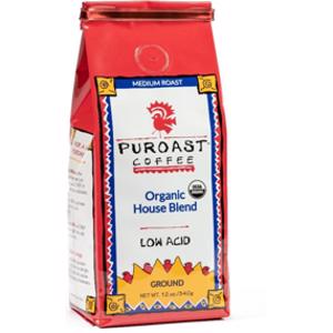 Puroast Organic House Blend Low Acid Ground Coffee