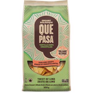 Que Pasa Thin & Crispy Twist of Lime Tortilla Chips
