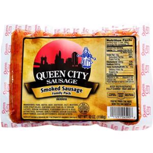 Queen City Skinless Beef Smoked Sausage