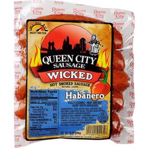 Queen City Wicked Habanero Hot Smoked Sausage