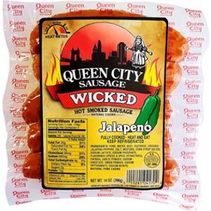 Queen City Wicked Jalapeno Smoke Sausage