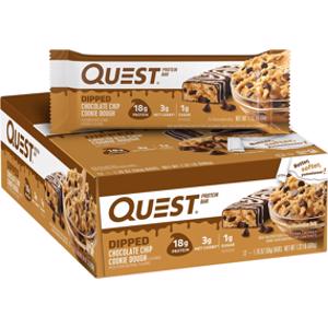 Quest Dipped Chocolate Chip Cookie Dough Protein Bar