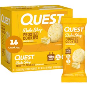 Quest Lemon Cake Frosted Cookies