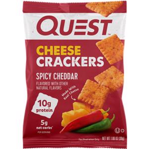Quest Spicy Cheddar Cheese Crackers