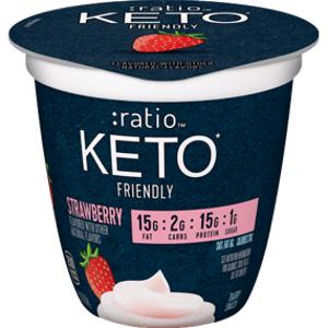Ratio Keto Strawberry Yogurt