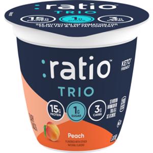 Ratio Keto Peach Yogurt