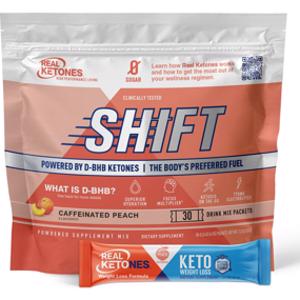 Real Ketones Shift Caffeinated Peach