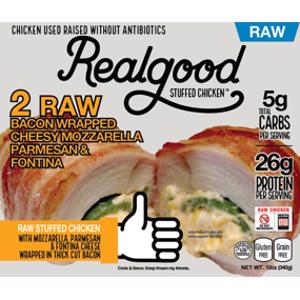 Realgood Bacon Wrapped Cheesy Mozzarella Chicken