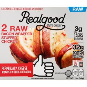 Realgood Bacon Wrapped Pepperjack Cheese Chicken