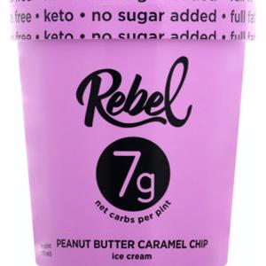 Rebel Peanut Butter Caramel Chip Ice Cream