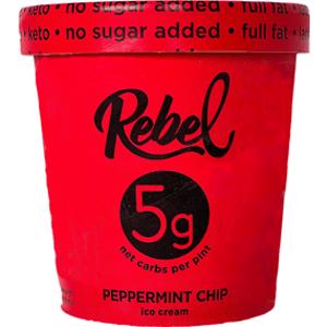 Rebel Peppermint Chip Ice Cream
