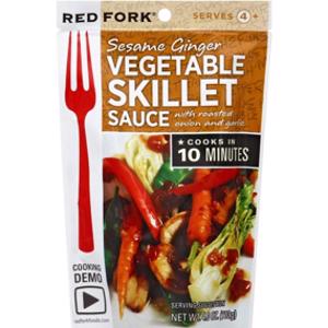 Red Fork Sesame Ginger Vegetable Skillet Sauce