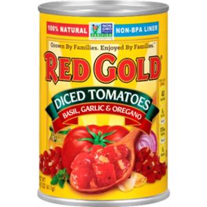 Red Gold Diced Tomatoes w/ Basil, Garlic & Oregano