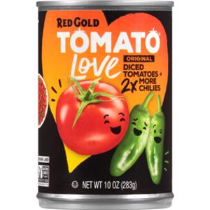 Red Gold Tomato Love Original Diced Tomatoes w/ Chilies