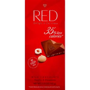 RED Hazelnut & Macademia Milk Chocolate