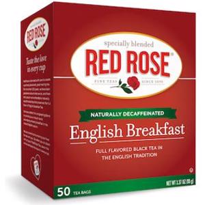 Red Rose Decaf English Breakfast Tea