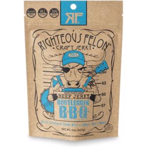 Righteous Felon Bootleggin BBQ Beef Jerky