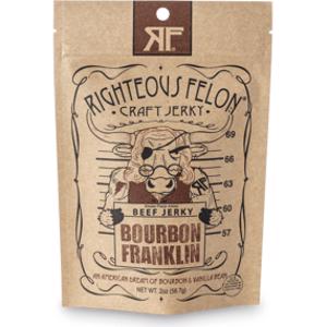 Righteous Felon Bourbon Franklin Beef Jerky