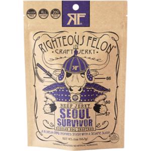 Righteous Felon Seoul Survivor Beef Jerky