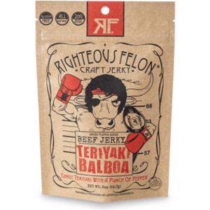 Righteous Felon Teriyaki Balboa Beef Jerky