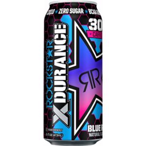 Rockstar XDurance Blue Raz Energy Drink
