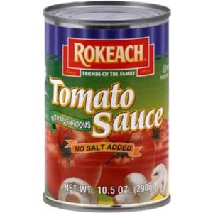 Rokeach No Salt Added Tomato Sauce w/ Mushrooms