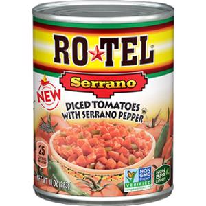 Rotel Diced Tomatoes w/ Serrano Peppers