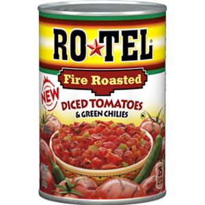 Rotel Fire Roasted Diced Tomatoes & Green Chilies