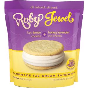 Ruby Jewel Lemon Honey Lavender Cookie Sandwich