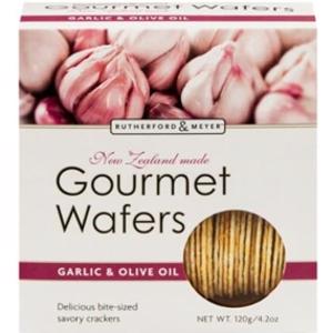 Rutherford & Meyer Garlic & Olive Oil Gourmet Wafers