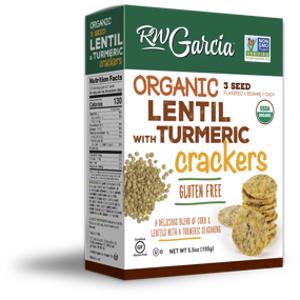 RW Garcia Organic Lentil w/ Turmeric Crackers
