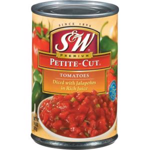 S&W Petite-Cut Diced Tomatoes w/ Jalapeno