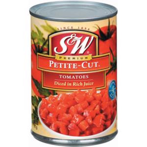 S&W Petite-Cut Diced Tomatoes