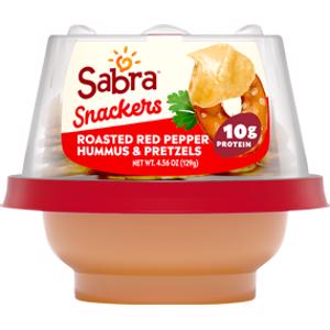 Sabra Snackers Roasted Red Pepper Hummus & Pretzels