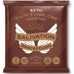 Salivation Keto Walnut Choc Chip Brownie